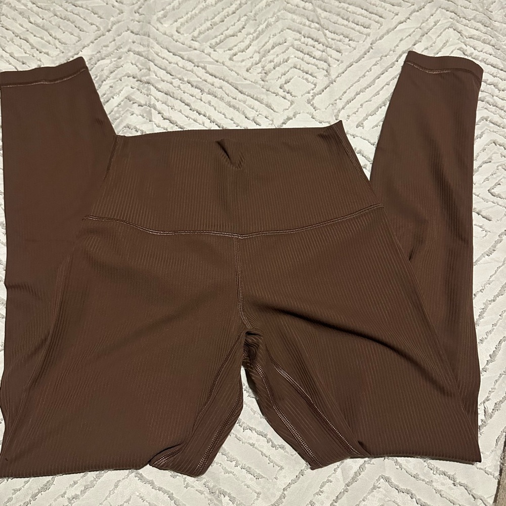 lululemon athletica Chocolate Brown Leggings Set - Picture 4 of 6